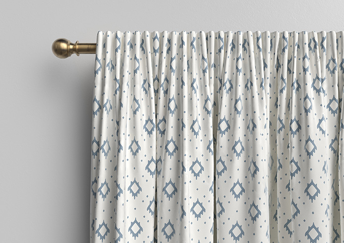 Huaraz Velvet, Cool Blue - Made to Measure Curtains - Image 10